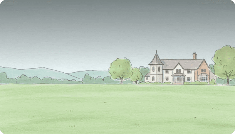 Öppen trädgård, få hinder